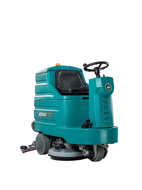 Medium Dual Brush Ride-On Floor Scrubber JIECHI A7