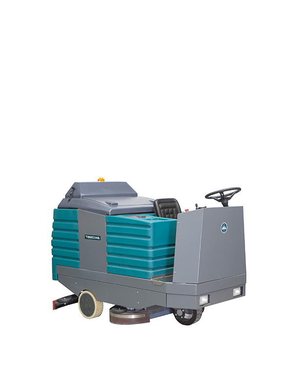 Large Three Brush Ride-On Floor Scrubber JIECHI BA1250BT