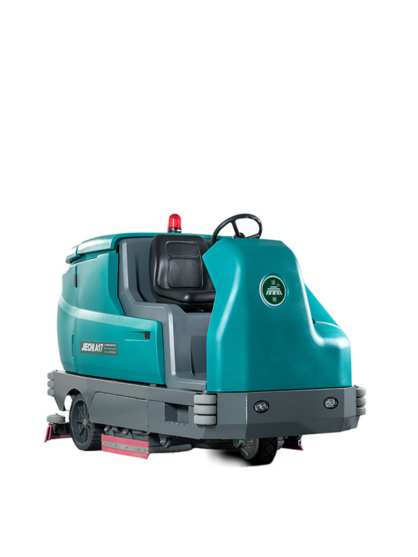 Ultra large Dual Brush Ride-On Floor Scrubber JIECHI A17