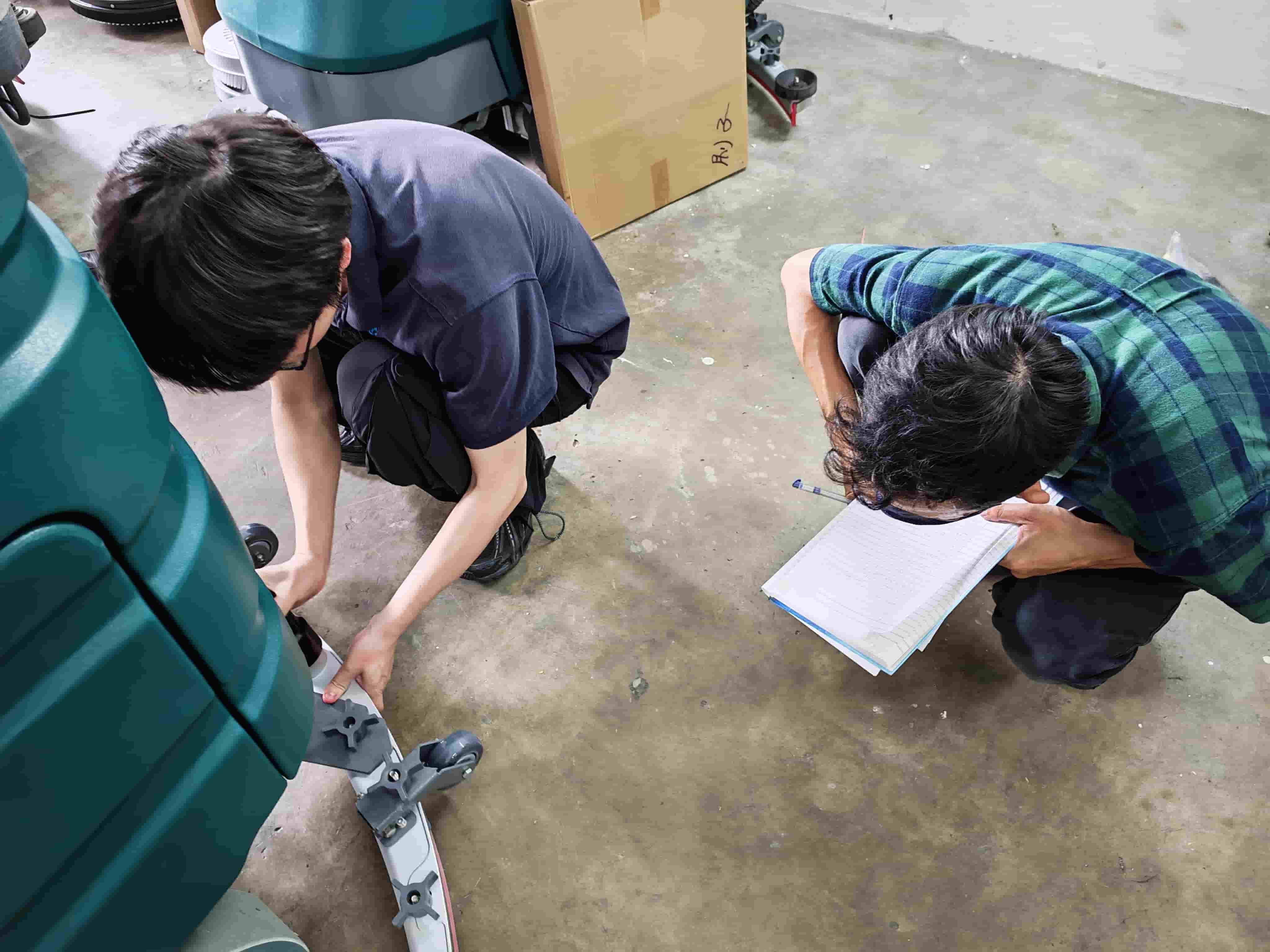 On-site training photo
